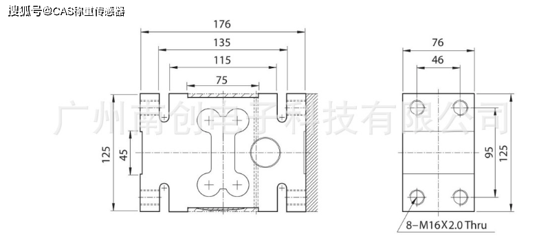 韩国CAS传感器BCH-1.5t 凯士称重传感器
